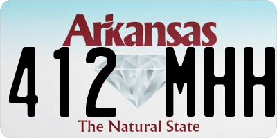 AR license plate 412MHH