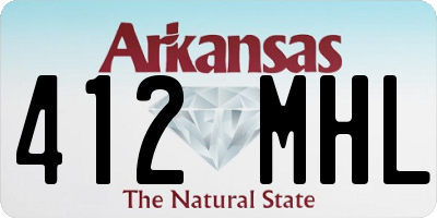 AR license plate 412MHL