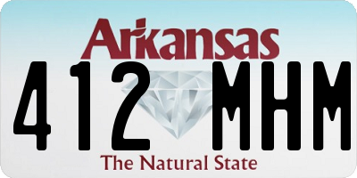 AR license plate 412MHM