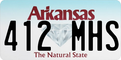 AR license plate 412MHS