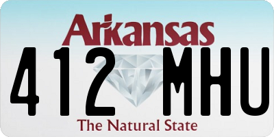 AR license plate 412MHU