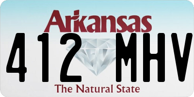 AR license plate 412MHV