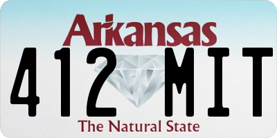 AR license plate 412MIT