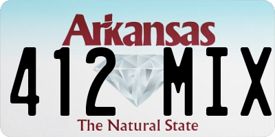 AR license plate 412MIX
