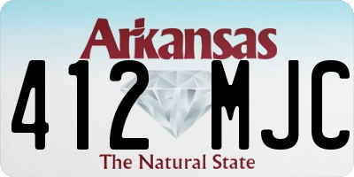 AR license plate 412MJC