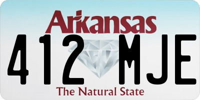 AR license plate 412MJE