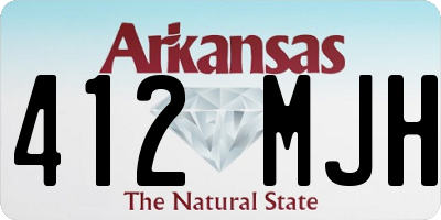 AR license plate 412MJH
