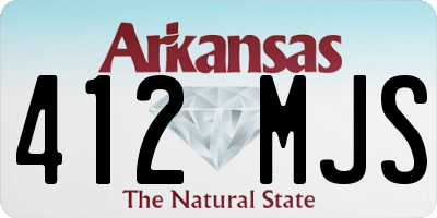 AR license plate 412MJS
