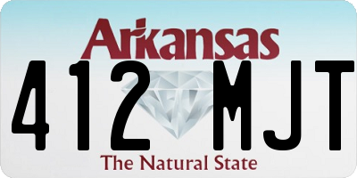 AR license plate 412MJT