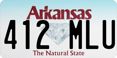 AR license plate 412MLU