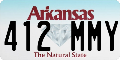 AR license plate 412MMY