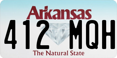 AR license plate 412MQH