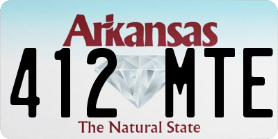 AR license plate 412MTE