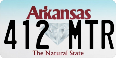 AR license plate 412MTR