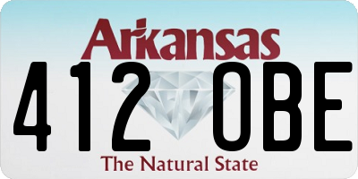 AR license plate 412OBE