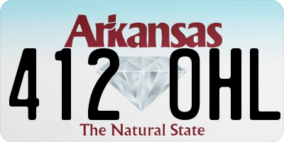 AR license plate 412OHL