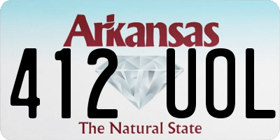 AR license plate 412UOL
