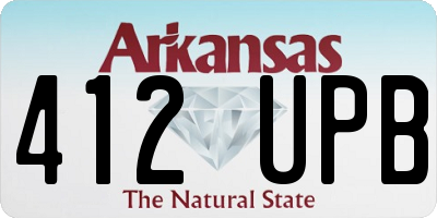 AR license plate 412UPB