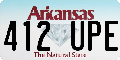 AR license plate 412UPE