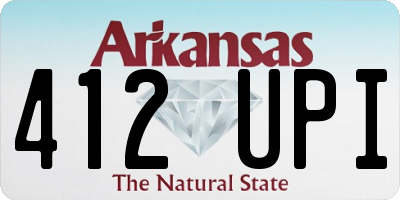 AR license plate 412UPI