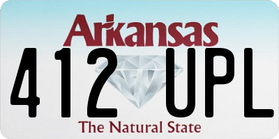 AR license plate 412UPL