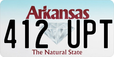 AR license plate 412UPT