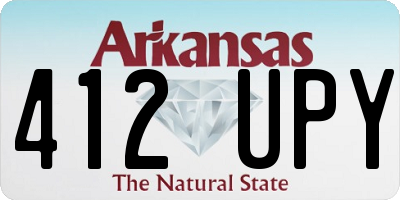 AR license plate 412UPY