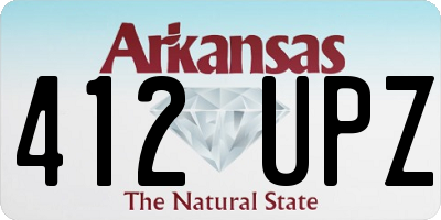 AR license plate 412UPZ