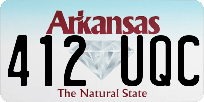 AR license plate 412UQC