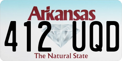 AR license plate 412UQD