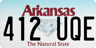 AR license plate 412UQE
