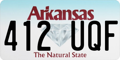 AR license plate 412UQF