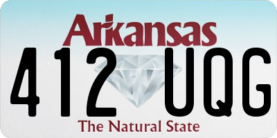 AR license plate 412UQG