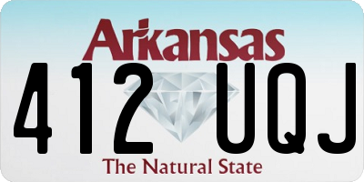 AR license plate 412UQJ