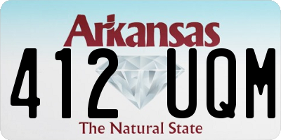 AR license plate 412UQM