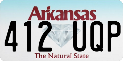 AR license plate 412UQP