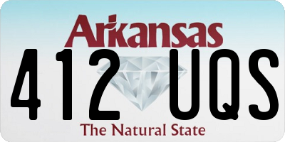 AR license plate 412UQS
