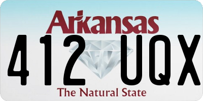 AR license plate 412UQX