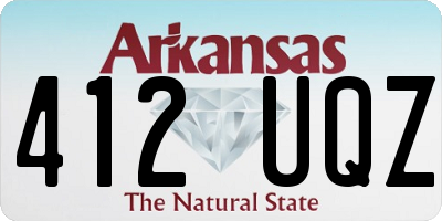 AR license plate 412UQZ
