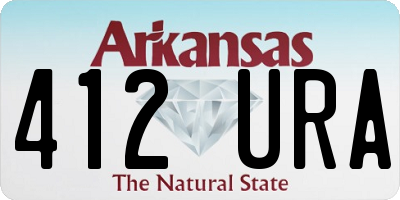 AR license plate 412URA