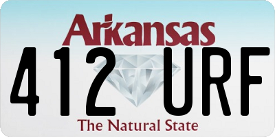 AR license plate 412URF