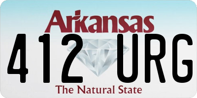 AR license plate 412URG