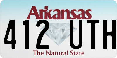 AR license plate 412UTH