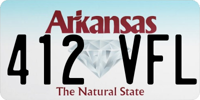 AR license plate 412VFL
