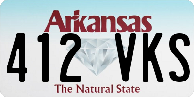 AR license plate 412VKS