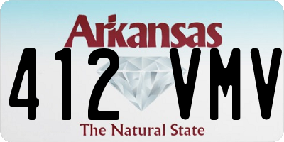 AR license plate 412VMV