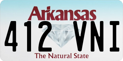AR license plate 412VNI