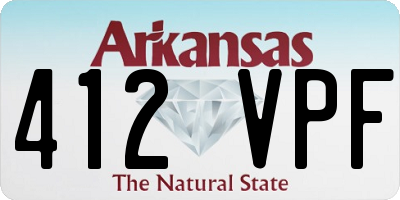 AR license plate 412VPF