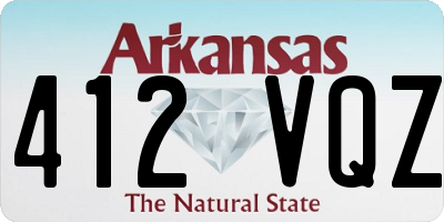 AR license plate 412VQZ
