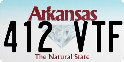 AR license plate 412VTF